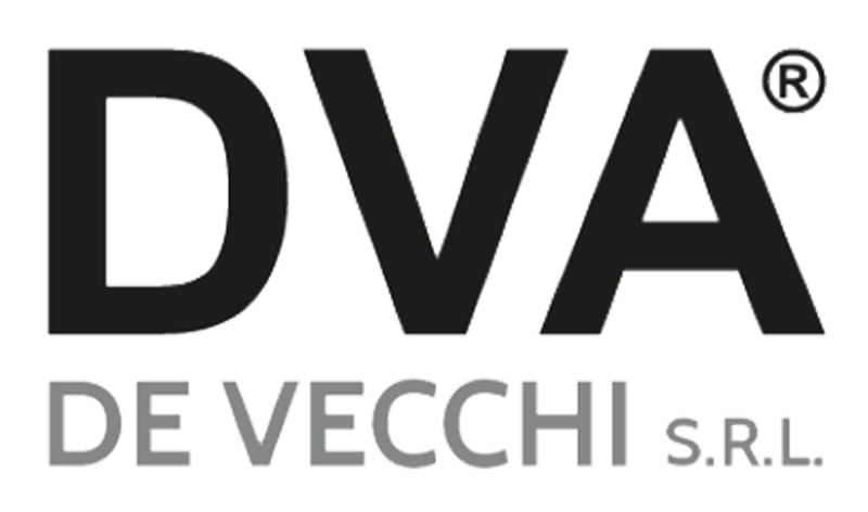 De Vecchi logo, manufacturer of water softeners for commercial espresso machines