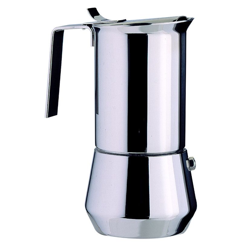 ILSA Turbo 10-Cup Stainless Steel Stove Top Coffee Maker - Item 122-10