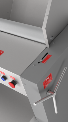 Dough Sheeter Ampto Floor Dough Breaker & Sheeter, 20 In. Roll Width, 33 Lb Capacity, CSC-510