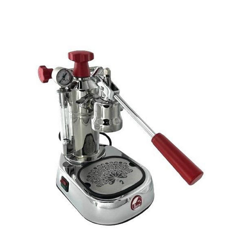 la Pavoni Europiccola Lever Espresso Machine w/Gauge - Special Red - EPC-8SR