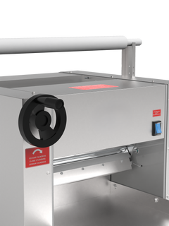 Dough Sheeter Ampto Countertop Dough Roller & Sheeter, 16 In. Roll Width, 16 Lb Capacity, CLM-390