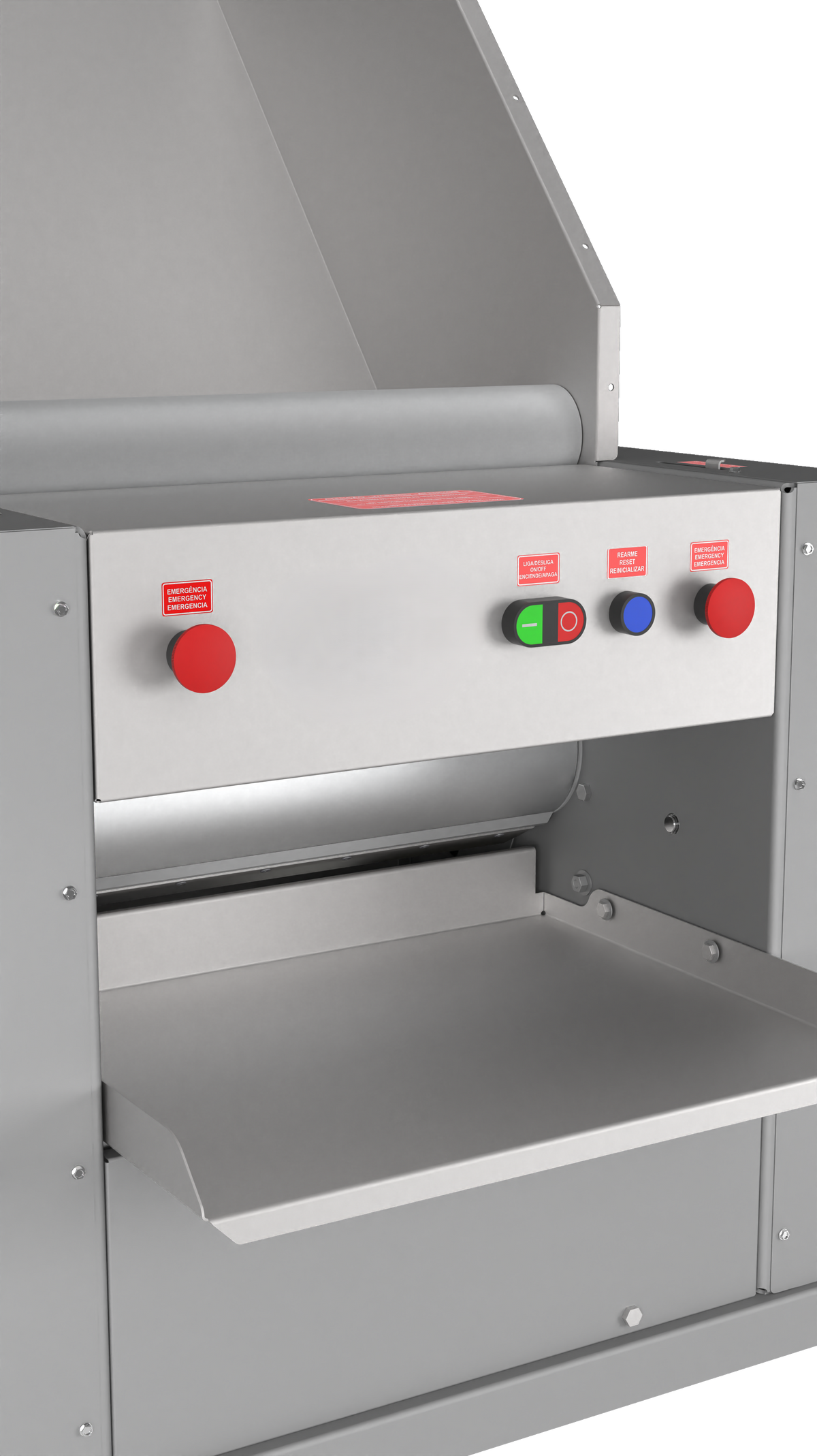 Dough Sheeter Ampto Floor Dough Breaker & Sheeter, 20 In. Roll Width, 33 Lb Capacity, CSC-510