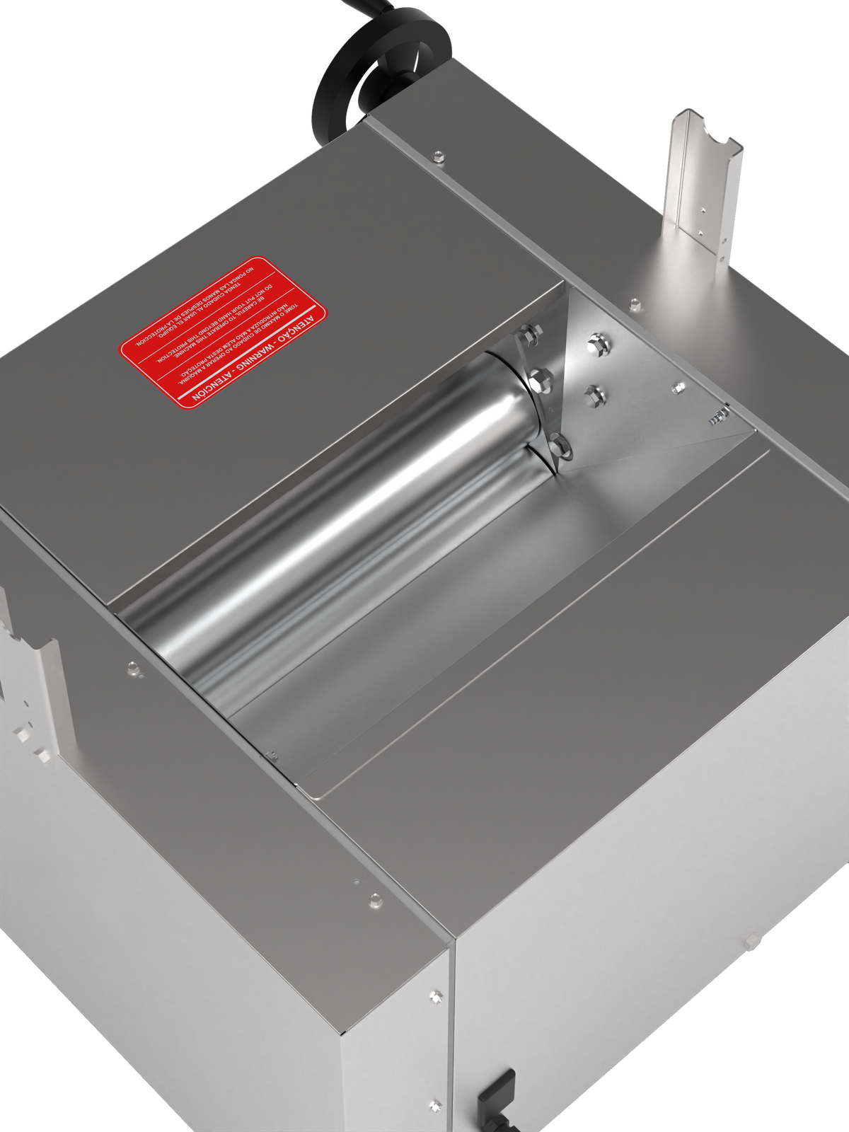 Dough Sheeter Ampto Countertop Dough Roller & Sheeter, 16 In. Roll Width, 16 Lb Capacity, CLM-390