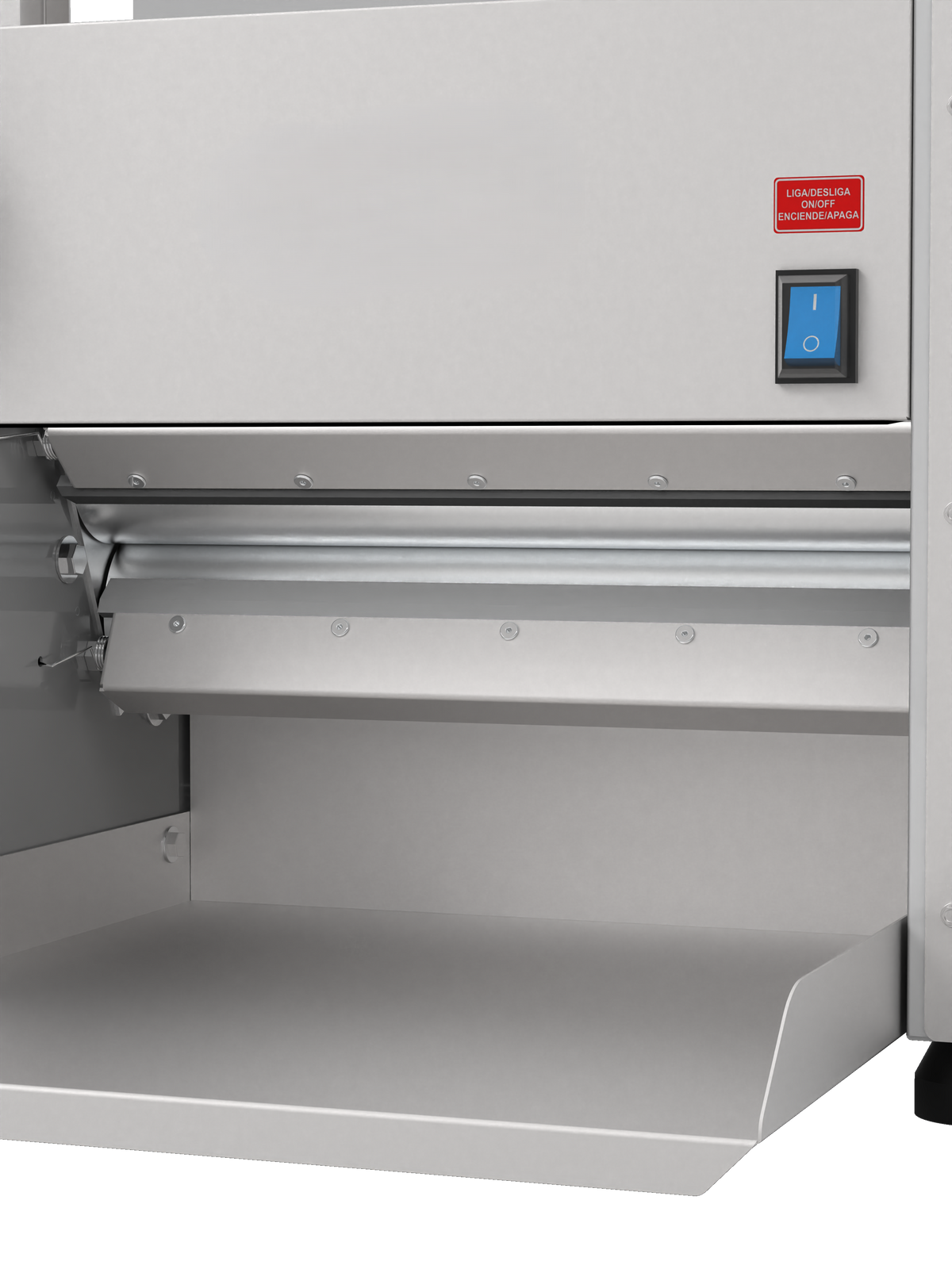 Dough Sheeter Ampto Countertop Dough Roller & Sheeter, 16 In. Roll Width, 16 Lb Capacity, CLM-390