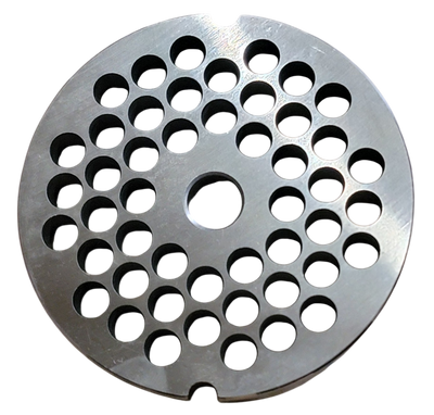 Meat Grinder Plate Ampto European Grinder Plate #22, 5/16 In. (8 mm), Stainless Steel, RFAM037