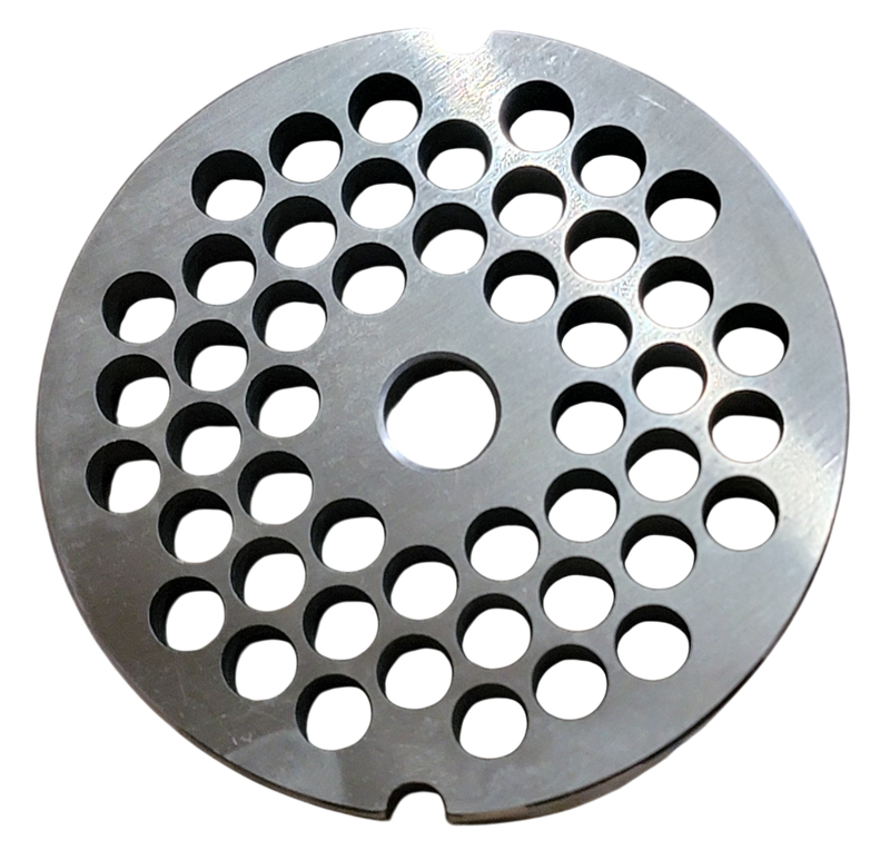 Meat Grinder Plate Ampto European Grinder Plate #22, 5/16 In. (8 mm), Stainless Steel, RFAM037
