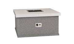Gas Fire Pit Bull Small Square Gas Fire Pit, 35,000 BTU Stainless Burner, 43" x 43", Liquid Propane, 31125