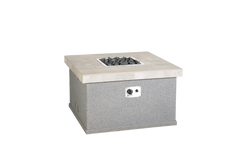Gas Fire Pit Bull Small Square Gas Fire Pit, 35,000 BTU Stainless Burner, 43" x 43", Liquid Propane, 31125