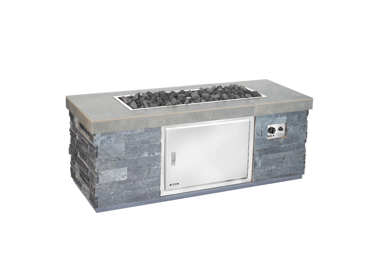 Gas Fire Pit Bull Slim High Profile Linear Gas Fire Pit, 35,000 BTU, 23" x 56.5", 61008 LP / 61009 NG