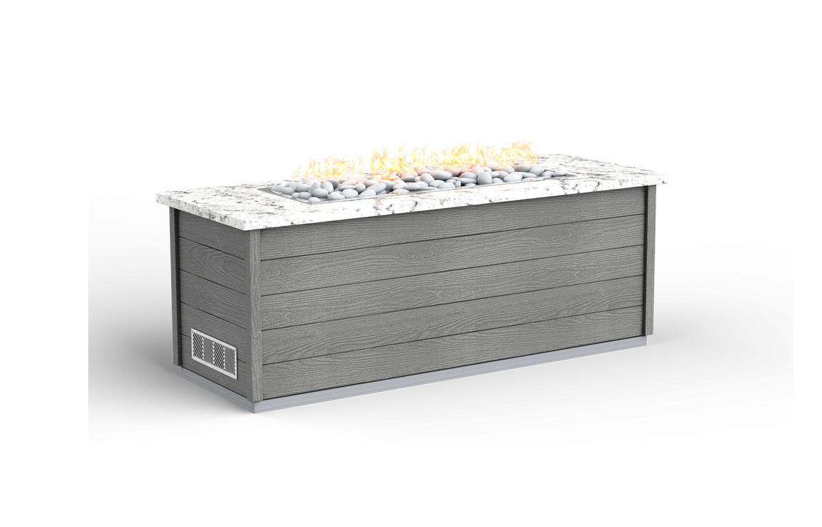 Gas Fire Pit Bull Slim High Profile Linear Gas Fire Pit, 35,000 BTU, 23" x 56.5", 61008 LP / 61009 NG