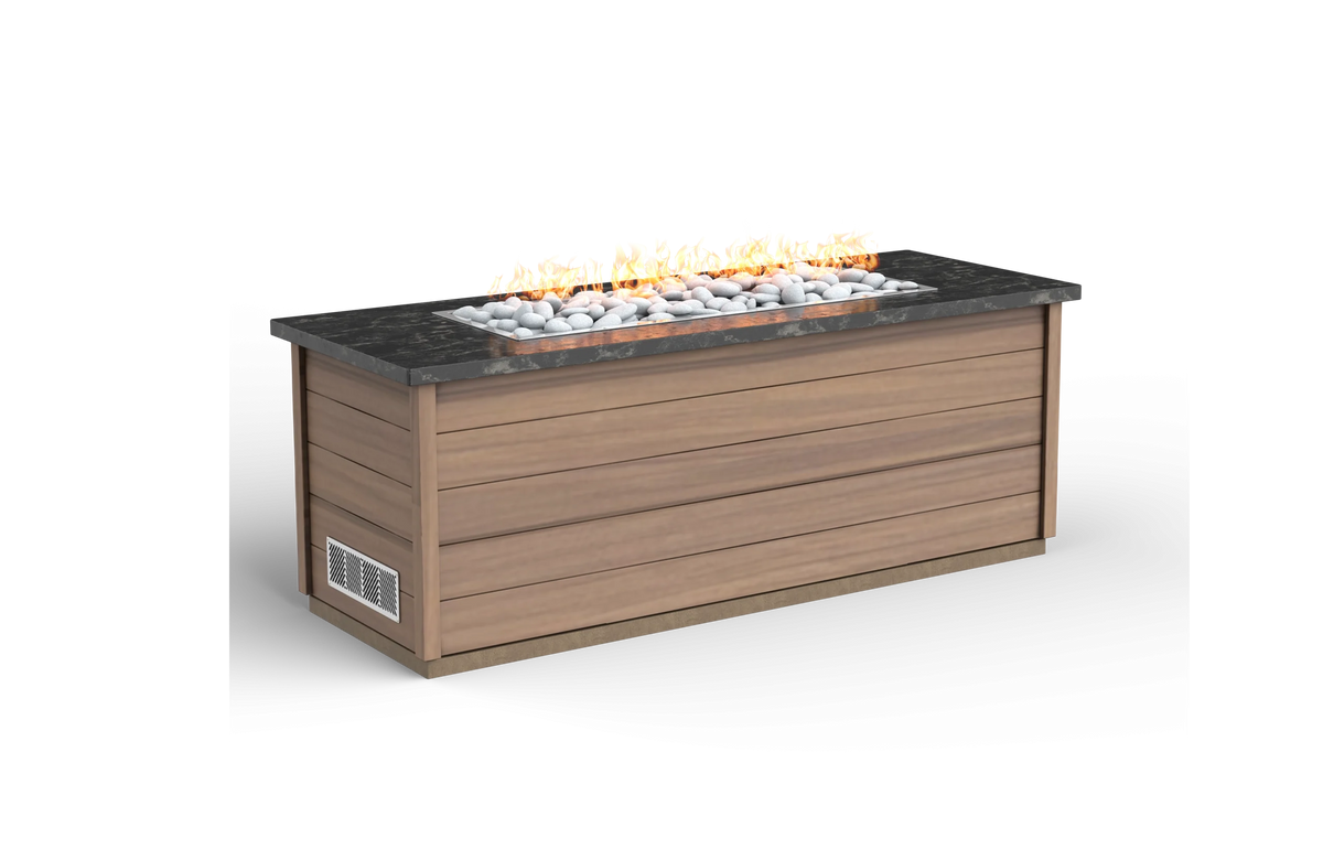 Gas Fire Pit Bull Slim High Profile Linear Gas Fire Pit, 35,000 BTU, 23" x 56.5", 61008 LP / 61009 NG