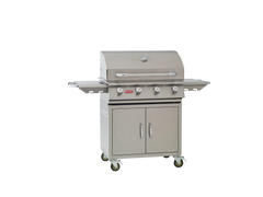 Freestanding Gas Grill Bull 30" Outlaw Complete Cart 4-Burner Gas Grill, 60,000 BTU, 304 Stainless, 26001 / 26002