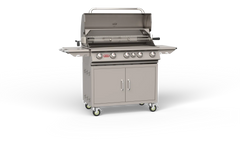 Freestanding Gas Grill Bull 38" Brahma Complete Cart 5-Burner Gas Grill, 90,000 BTU with Infrared Back Burner, 55000 / 55001