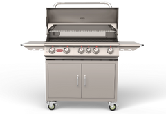 Freestanding Gas Grill Bull 38" Brahma Complete Cart 5-Burner Gas Grill, 90,000 BTU with Infrared Back Burner, 55000 / 55001