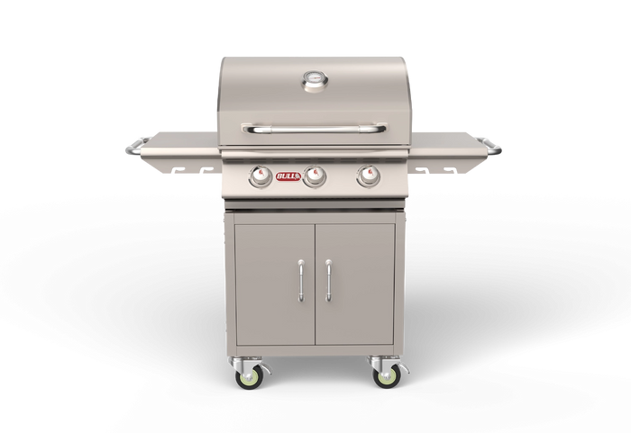 Freestanding Gas Grill Bull 24" Steer Premium Complete Cart 3-Burner Gas Grill, 45,000 BTU, 69101 / 69102