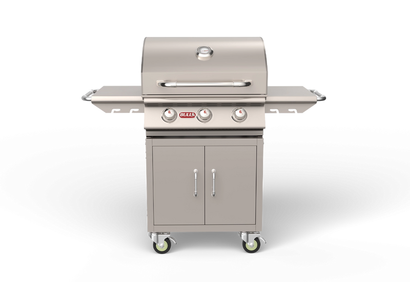 Freestanding Gas Grill Bull 24" Steer Premium Complete Cart 3-Burner Gas Grill, 45,000 BTU, 69101 / 69102