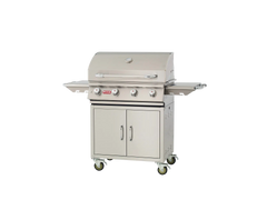Freestanding Gas Grill Bull 30" Lonestar Complete Cart 4-Burner Gas Grill, 60,000 BTU, 87001 / 87002