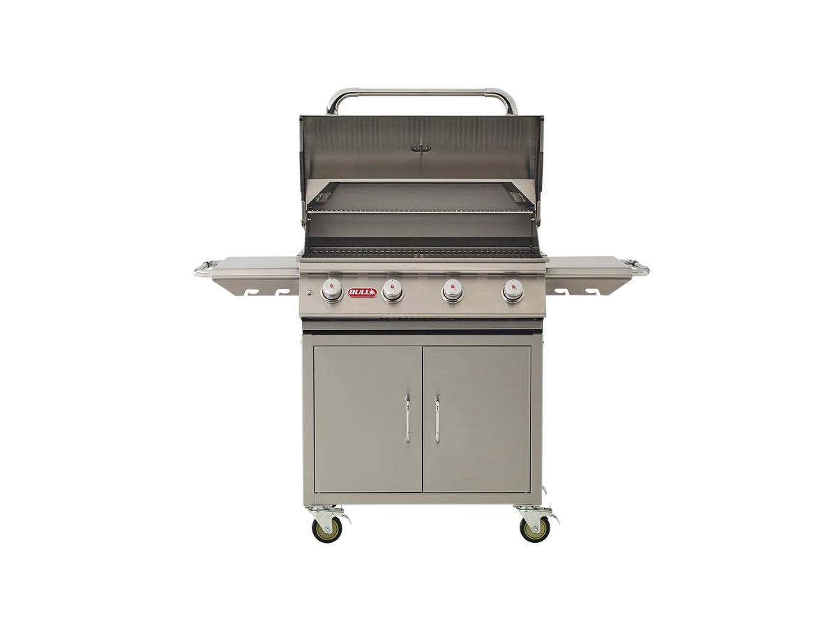 Freestanding Gas Grill Bull 30" Lonestar Complete Cart 4-Burner Gas Grill, 60,000 BTU, 87001 / 87002