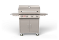 Freestanding Gas Grill Bull 30" Lonestar Complete Cart 4-Burner Gas Grill, 60,000 BTU, 87001 / 87002