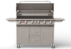 Freestanding Gas Grill Bull 46" Diablo Premium Complete Cart Gas Grill, 105,000 BTU with Infrared Back Burner, 62658 / 62659