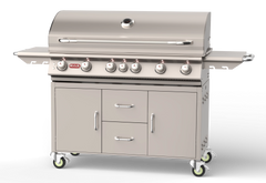 Freestanding Gas Grill Bull 46" Diablo Premium Complete Cart Gas Grill, 105,000 BTU with Infrared Back Burner, 62658 / 62659