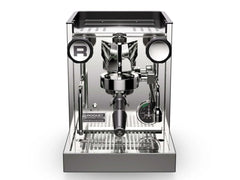 Rocket Espresso Appartamento TCA Espresso Machine - Shiny Steel with White Circles - FPCG01091SK-001