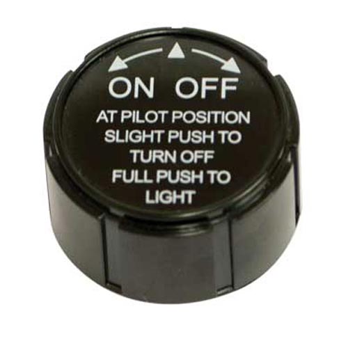 Grill Ignition & Gas Fittings HPC Fire FPPK Replacement Black Knob