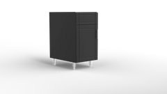 Outdoor Kitchen Cabinet Bull DuraCabinet 18" Outdoor Sink Base Cabinet with Left Hinge Door, Marine HDPE, 15791