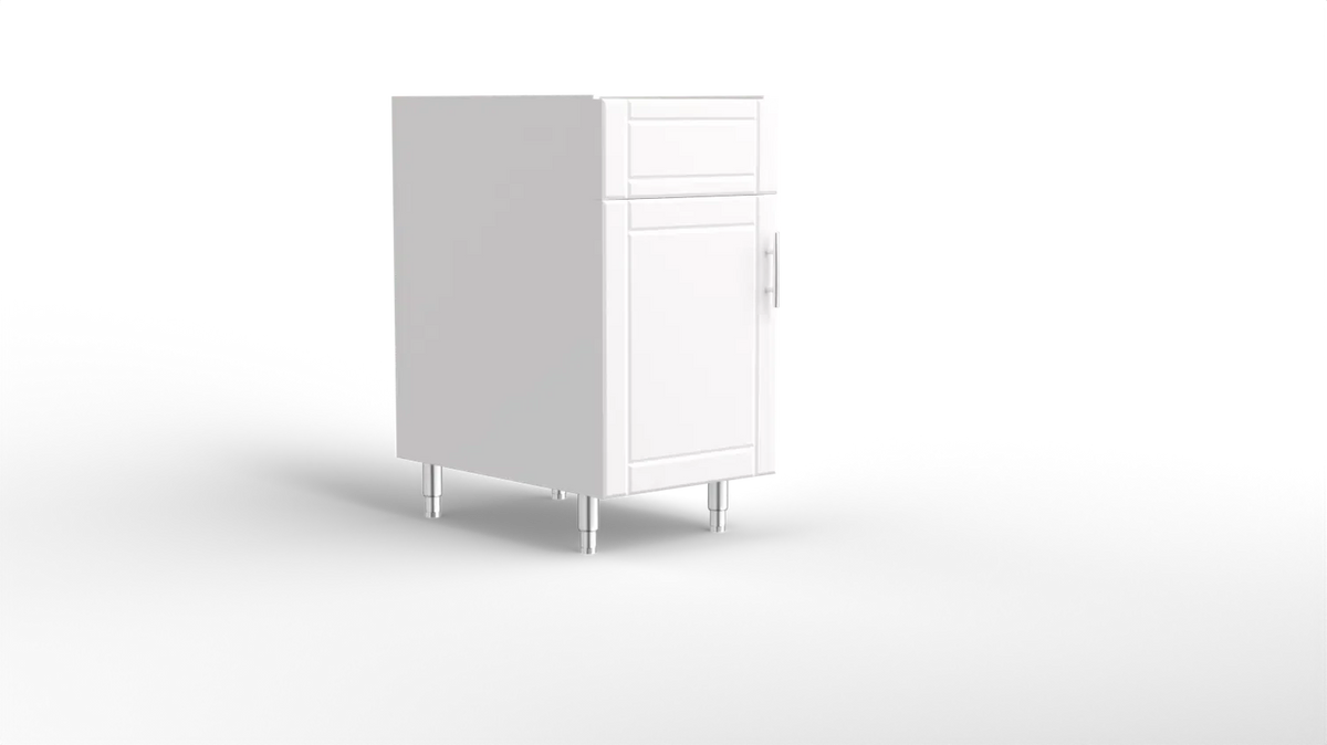 Outdoor Kitchen Cabinet Bull DuraCabinet 18" Outdoor Sink Base Cabinet with Left Hinge Door, Marine HDPE, 15791