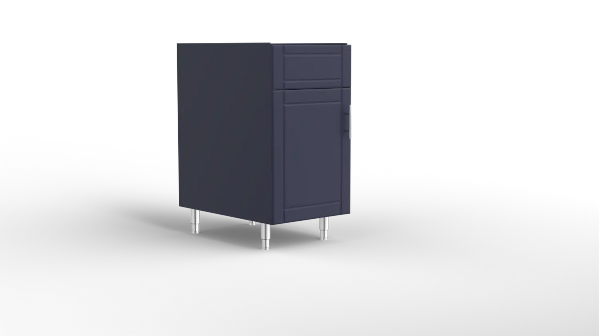 Outdoor Kitchen Cabinet Bull DuraCabinet 18" Outdoor Sink Base Cabinet with Left Hinge Door, Marine HDPE, 15791