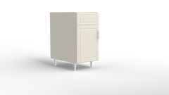 Outdoor Kitchen Cabinet Bull DuraCabinet 18" Outdoor Sink Base Cabinet with Left Hinge Door, Marine HDPE, 15791