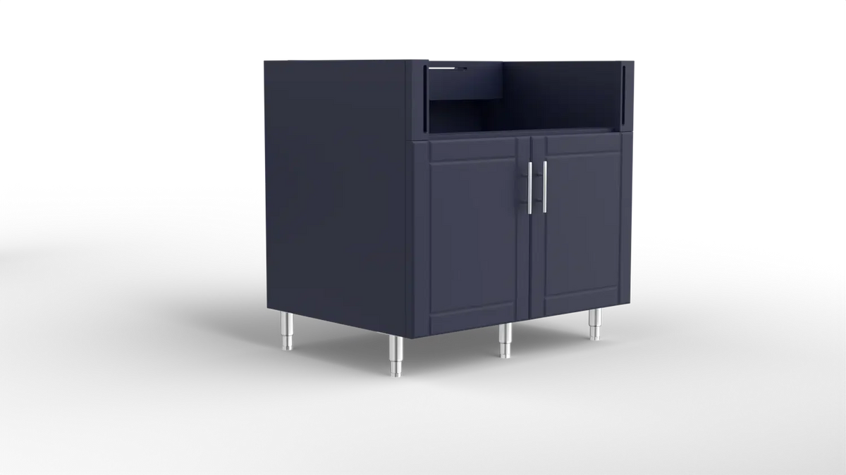 Outdoor Kitchen Cabinet Bull DuraCabinet 36" 4-Burner Grill Base Cabinet, Marine-Grade HDPE, 15792