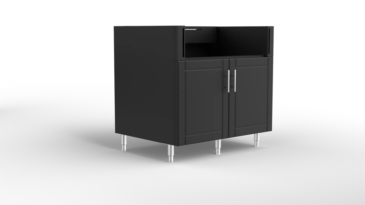 Outdoor Kitchen Cabinet Bull DuraCabinet 36" 4-Burner Grill Base Cabinet, Marine-Grade HDPE, 15792
