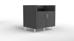 Outdoor Kitchen Cabinet Bull DuraCabinet 36" 4-Burner Grill Base Cabinet, Marine-Grade HDPE, 15792