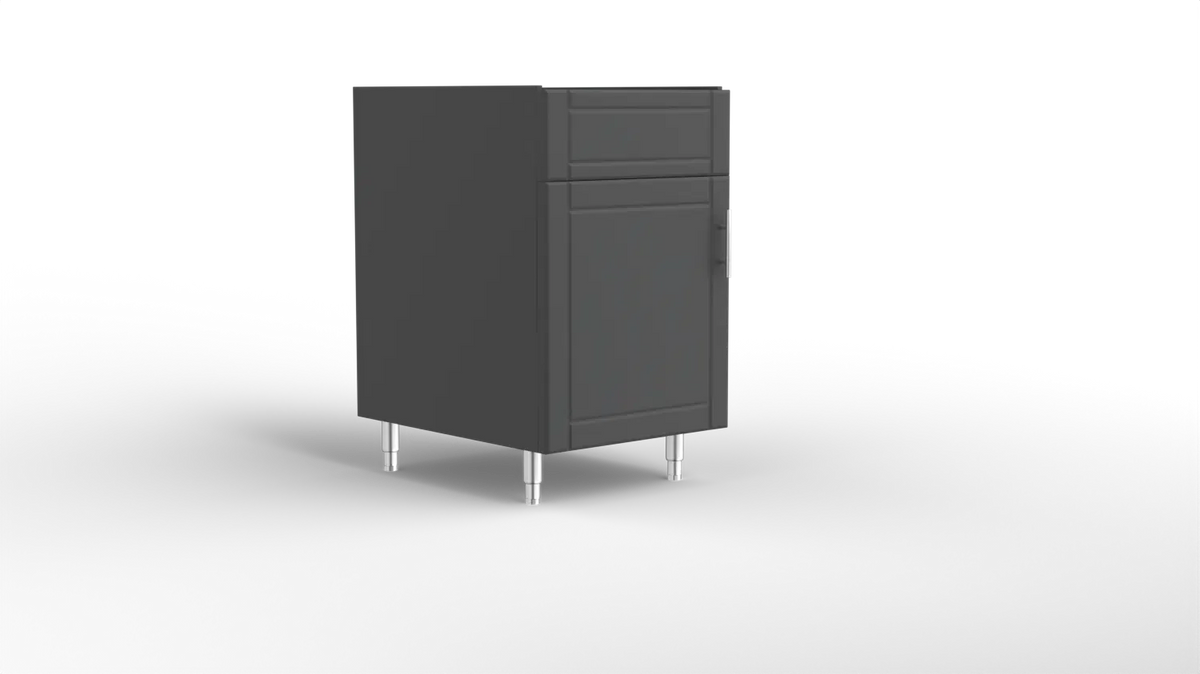 Outdoor Kitchen Cabinet Bull DuraCabinet 21" Outdoor Sink Base Cabinet with Left Hinge Door, Marine HDPE, 15831