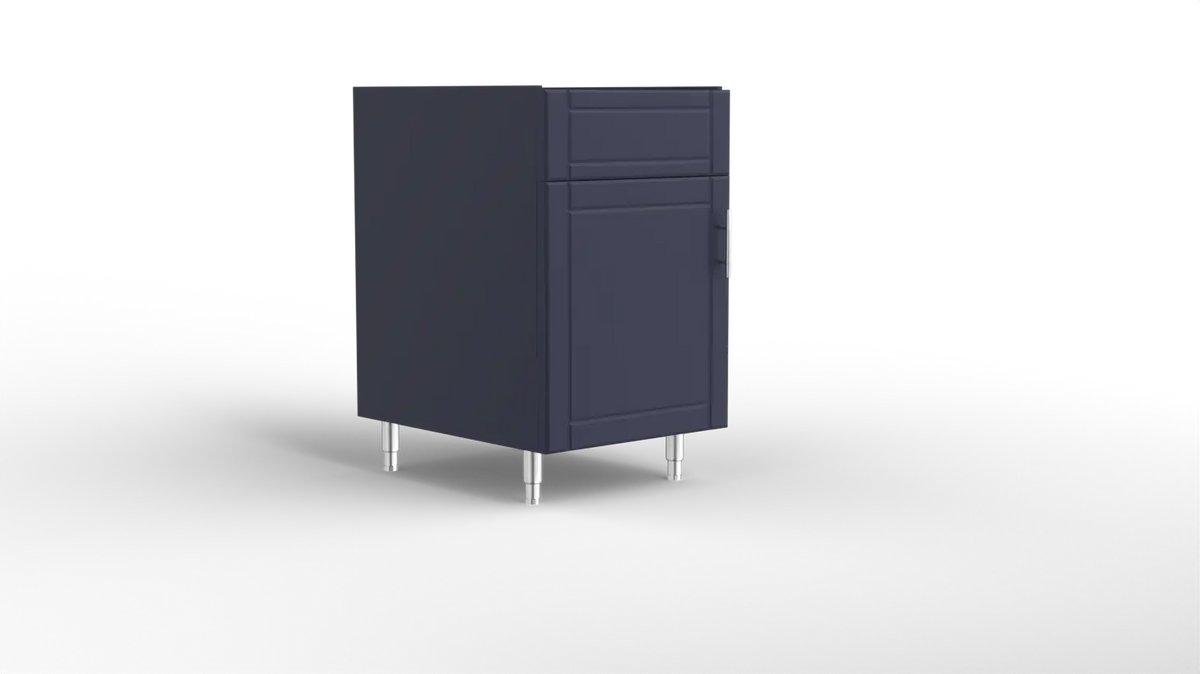 Outdoor Kitchen Cabinet Bull DuraCabinet 21" Outdoor Sink Base Cabinet with Left Hinge Door, Marine HDPE, 15831