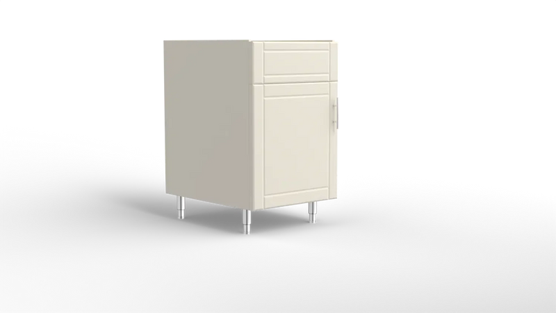 Outdoor Kitchen Cabinet Bull DuraCabinet 21" Outdoor Sink Base Cabinet with Left Hinge Door, Marine HDPE, 15831