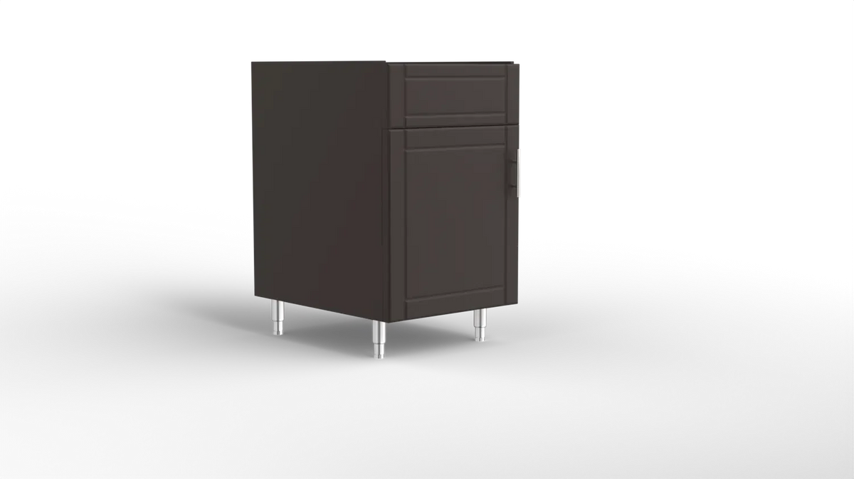 Outdoor Kitchen Cabinet Bull DuraCabinet 21" Outdoor Sink Base Cabinet with Left Hinge Door, Marine HDPE, 15831