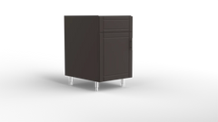Outdoor Kitchen Cabinet Bull DuraCabinet 21" Outdoor Sink Base Cabinet with Left Hinge Door, Marine HDPE, 15831