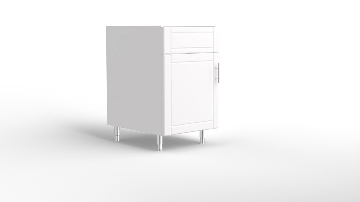 Outdoor Kitchen Cabinet Bull DuraCabinet 21" Outdoor Sink Base Cabinet with Left Hinge Door, Marine HDPE, 15831