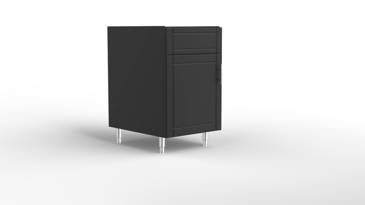 Outdoor Kitchen Cabinet Bull DuraCabinet 21" Outdoor Sink Base Cabinet with Left Hinge Door, Marine HDPE, 15831