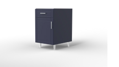 Outdoor Kitchen Cabinet Bull DuraCabinet 21" Base Cabinet with Right Hinge Door & Drawer, Marine HDPE, 15832