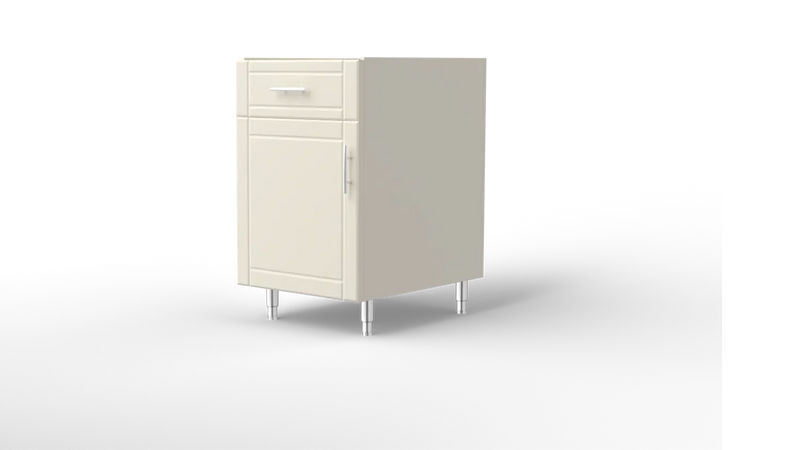 Outdoor Kitchen Cabinet Bull DuraCabinet 21" Base Cabinet with Right Hinge Door & Drawer, Marine HDPE, 15832