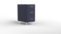 Outdoor Kitchen Cabinet Bull DuraCabinet 18" Three Drawer Outdoor Kitchen Base Cabinet, Marine HDPE, 15835