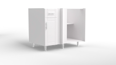 Outdoor Kitchen Cabinet Bull DuraCabinet 42" Blind Corner Outdoor Base Cabinet for Left Return, Marine HDPE, 15871