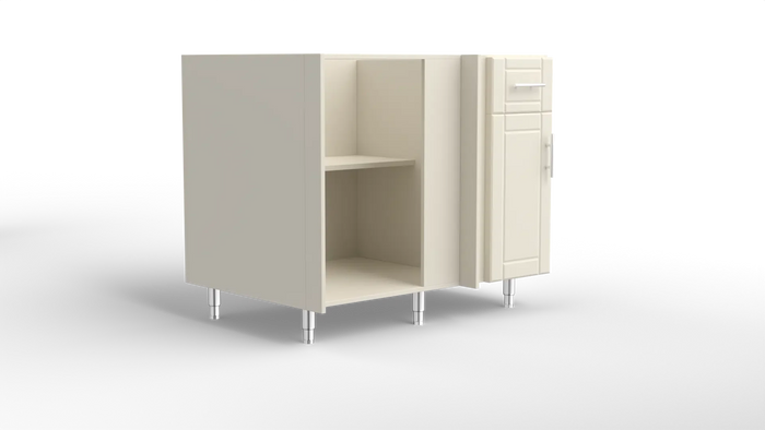 Outdoor Kitchen Cabinet Bull DuraCabinet 42" Blind Corner Outdoor Base Cabinet for Right Return, Marine HDPE, 15885