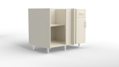 Outdoor Kitchen Cabinet Bull DuraCabinet 42" Blind Corner Outdoor Base Cabinet for Right Return, Marine HDPE, 15885