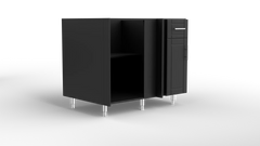 Outdoor Kitchen Cabinet Bull DuraCabinet 42" Blind Corner Outdoor Base Cabinet for Right Return, Marine HDPE, 15885