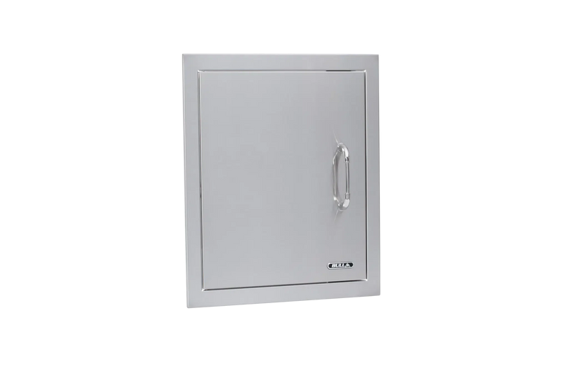 Outdoor Kitchen Access Door Bull Vertical 304 Stainless Steel Access Door, Left Swing, with Reveal, 98560