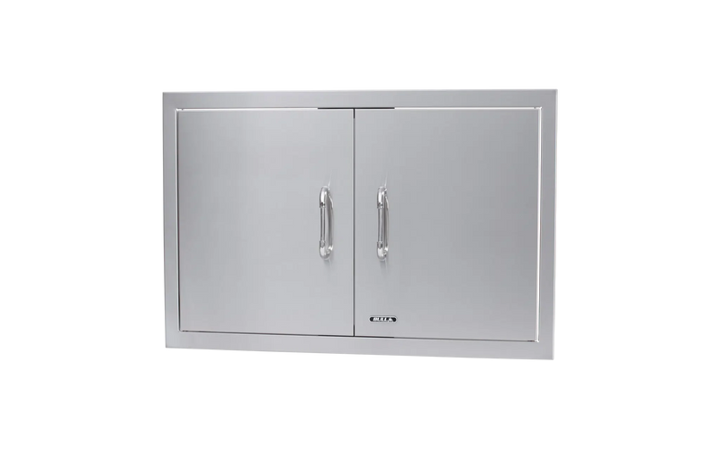Outdoor Kitchen Access Door Bull 30" 304 Stainless Steel Double Access Door with Reveal, 33580